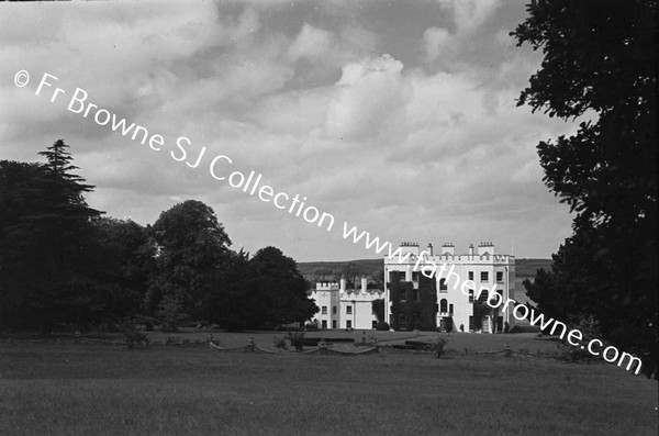 GLIN CASTLE  AND GARDEN FROM SOUTH